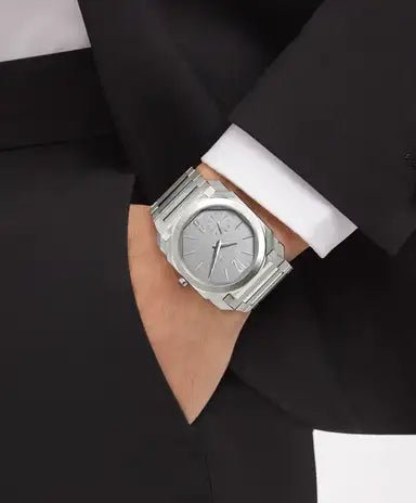 Bvlgari Octo Finissimo Automatic Men’s Watch – Titanium Case & Bracelet | Swiss Made Luxury Timepiece - The Arabian Watches