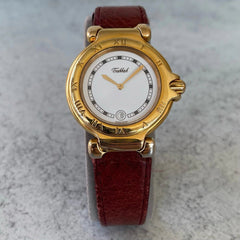 Vintage Tabbah Premiere 925 Silver Gold - Plated Swiss Quartz Watch - The Arabian Watches